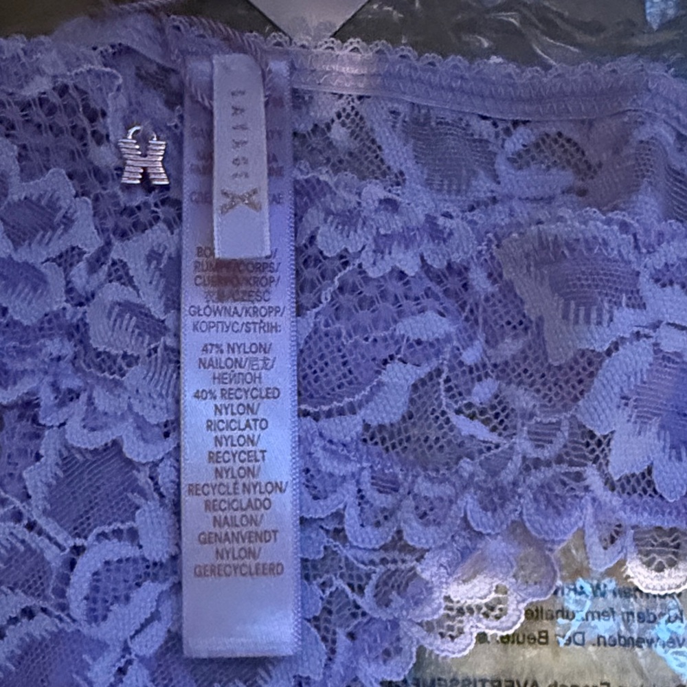 Savage X Fenty Lavender Lace Panty - Picture 5 of 6